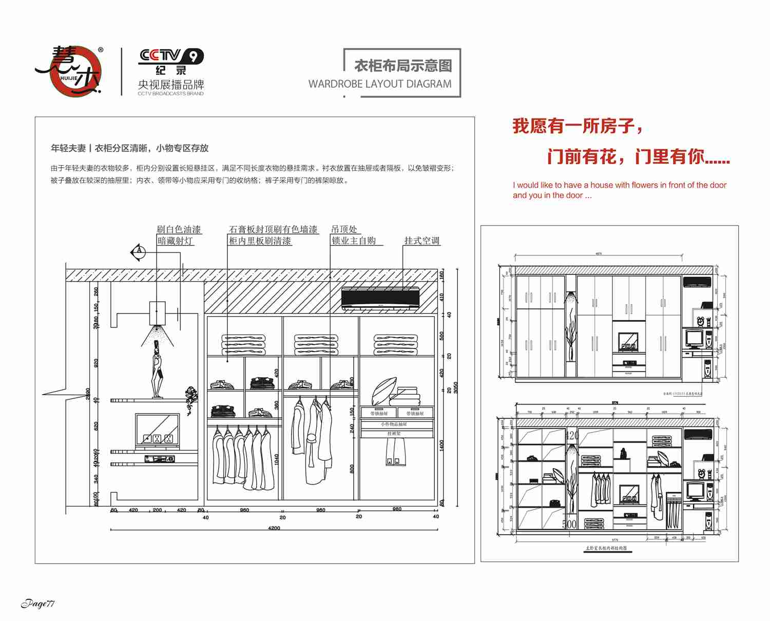 衣柜布局示意图